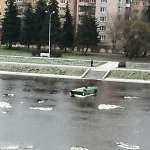 Неопознанный плавающий объект с человеком на борту проследовал через центр Великого Новгорода