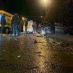 В Великом Новгороде столкнулись три автомобиля