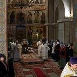 Трансляция Рождественского богослужения в Софийском соборе Великого Новгорода 