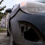 В новогоднюю ночь неизвестные разбили автомобиль новгородского «дорожного доктора»