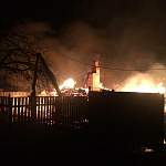 Прошедшей ночью в Новгородском районе сгорели три дачных дома