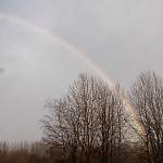 Фотофакт: февральская радуга в Великом Новгороде