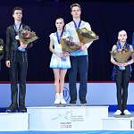Российские пары с непобедными прокатами взяли все медали ЮЧМ по фигурному катанию