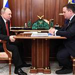 Образование, логистика и нацпроекты стали темами рабочей встречи губернатора Андрея Никитина с президентом России 