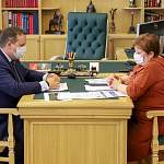 Андрей Никитин обсудил подготовку голосования по поправкам в Конституцию с председателем облизбиркома