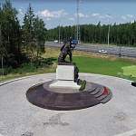 Открытие мемориального комплекса в честь солдат и офицеров Второй ударной армии с высоты птичьего полета