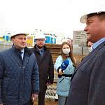 Сергей Бусурин оценил ход строительства детсада и ФСК на улице Вересова