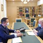 Андрей Никитин обсудил с главой Поддорского района вопросы развития муниципалитета