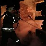 Ночью в Солецком районе сгорели дом, хозпостройка и автомобиль