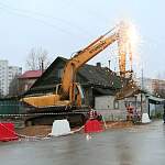 Плановый ремонт Морозовского проезда обернулся для новгородцев внеплановым происшествием 