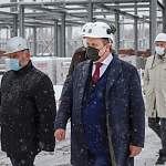 Глава региона оценил масштаб работ на стройплощадке Новгородской технической школы