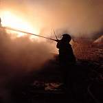 В Новгородском районе на пожаре в бане погиб пожилой мужчина