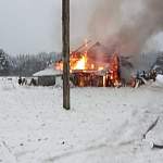 На пожаре в Хвойнинском районе погиб человек