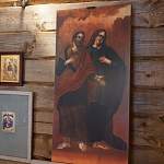 В церкви села Кончанское-Суворовское появились копии трёх храмовых икон