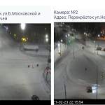 Видеокамеры показывают, как в Великом Новгороде метель состязается со снегоуборочной техникой