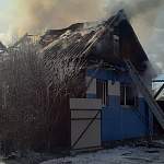 В Боровичах на пожаре в частном доме погиб человек