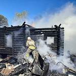 В посёлке Угловка сгорел дом