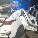 В ДТП с грузовиком на М-11 в Маловишерском районе погиб пассажир легкового автомобиля