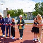 В День защиты детей в Великом Новгороде открылась современная спортплощадка