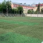 На новгородском стадионе «Волна» торжественно открыли обновленное футбольное поле