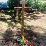 На мемориале в Мясном Бору захоронили останки женщины и двух детей