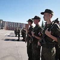 Более 70 студентов ВУЦ НовГУ принесли военную присягу
