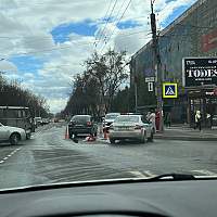 ДТП у «Волны» в Великом Новгороде образовало пробку