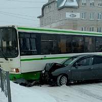 В Григорове случилось ДТП с участием пассажирского автобуса