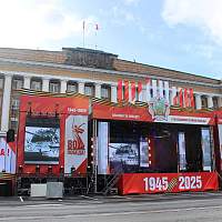 Фоторепортаж: репетиция парада Победы в Великом Новгороде