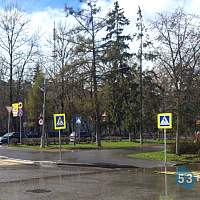 На Фёдоровском Ручье решат проблему с нерегулируемым пешеходным переходом