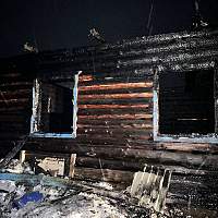 На пожаре в Батецком районе погиб пенсионер
