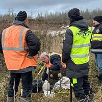 На стройплощадке продолжения Большой Московской работают геодезисты