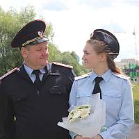Накануне 8 июля новгородская семья полицейских отметила год совместной жизни
