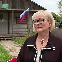 Ольга Ефимова проголосовала на выборах губернатора Новгородской области