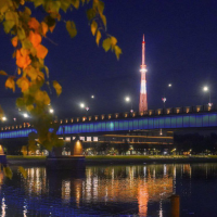 Почему ночью на новгородской телебашне включили оранжевую подсветку? Почему ночью на новгородской телебашне включили оранжевую подсветку?