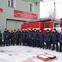 Пожарная часть в селе Опеченский Посад отметила 125-летие