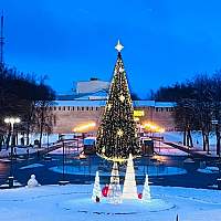 Предпоследняя неделя года началась для новгородцев с новогоднего настроения