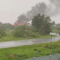 Причиной пожара в новгородской деревне Трубичино мог стать грозовой разряд Причиной пожара в новгородской деревне Трубичино мог стать грозовой разряд