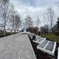 Сотрудники новгородского следкома навели порядок на воинском мемориале в Хутыни