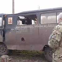 УАЗик из Новгородской области защитил бойцов от украинского дрона