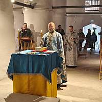 В древнем новгородском храме на Торгу впервые за 95 лет состоялось Богослужение
