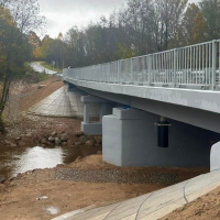 В Холмском округе отремонтировали два моста через реки Холынья и Крутовка