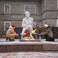 В Малой Вишере газифицировали Вечный огонь