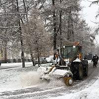 В Новгородской области службы своевременно приступили к уборке снега