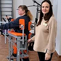 В новгородском Центре реабилитации появились имитаторы ходьбы «Имитрон»