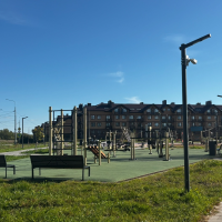 В новгородском парке «Берёзовая роща» за сутки заменили тренажёры