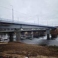 В Пестовском округе открыли движение по новому мосту через реку Молога