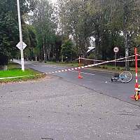 В посёлке Хвойная велосипедистка попала под колеса и получила травму