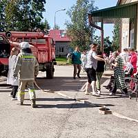 В психоневрологическом интернате «Оксочи» ликвидировали условный пожар