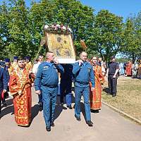 В Старой Руссе состоялся крестный ход в честь чудотворной иконы Божией Матери